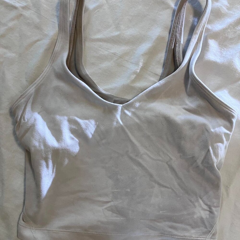 Lululemon Size 2 light grey Align tank top